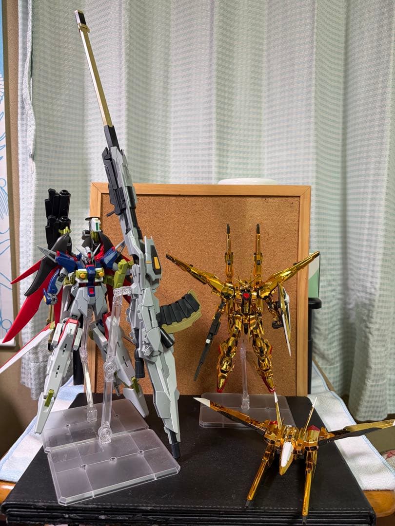 HGRGガンプラジャンク デスティニーガンダムspec2&アカツキガンダム