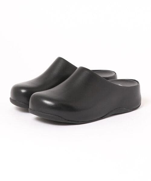 fitflop フィットフロップ サボ サンダル レザー 黒 - メルカリ
