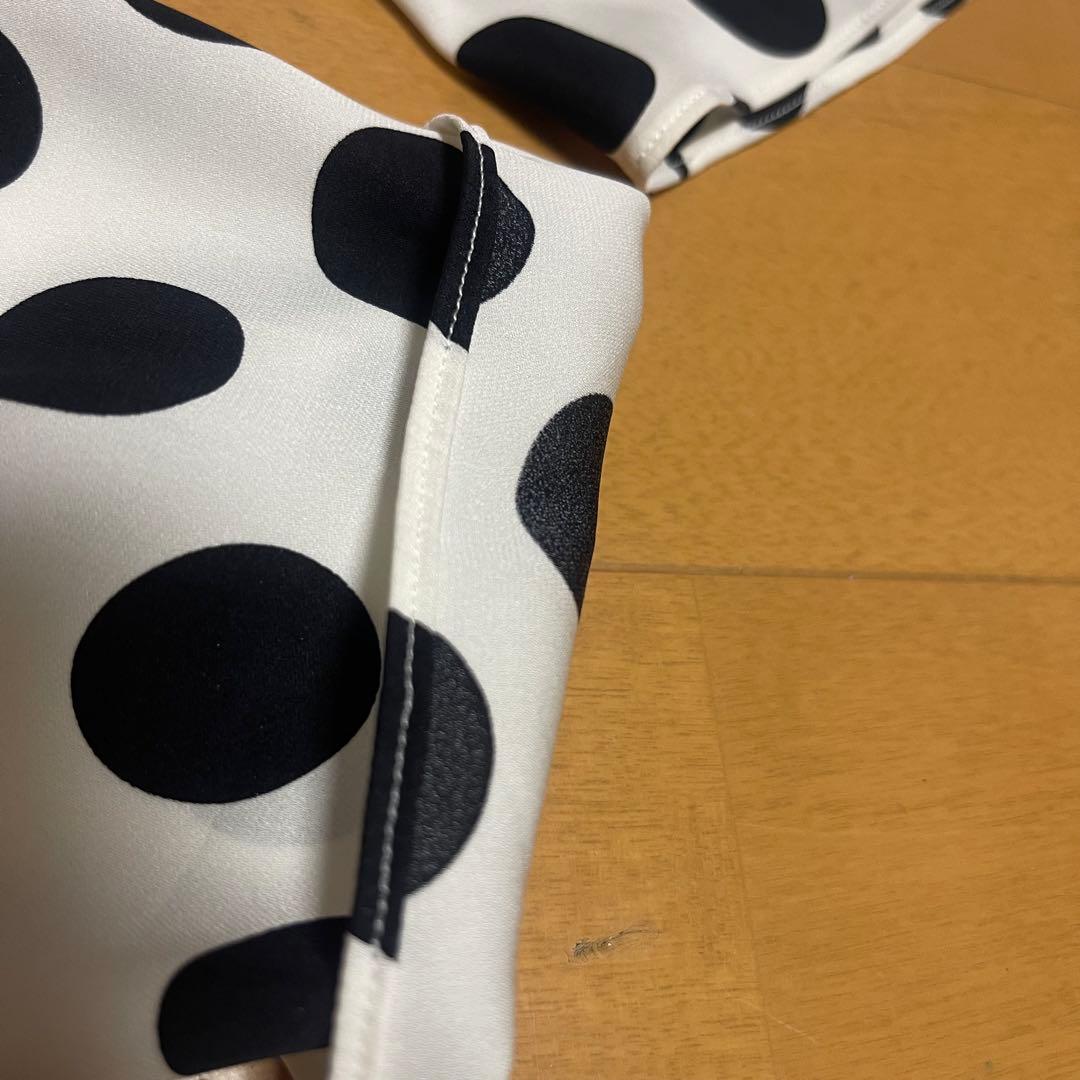 ドルチェ&ガッパーナ シルク ドット柄 ワンピース 42 七分袖 - メルカリ