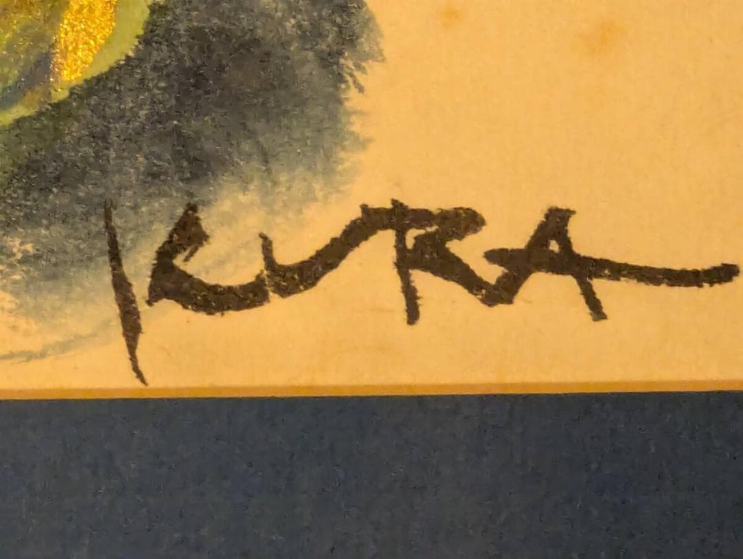 真作】絵画 日本画6号 美人画 優美な女性表現 インテリアアート Y145