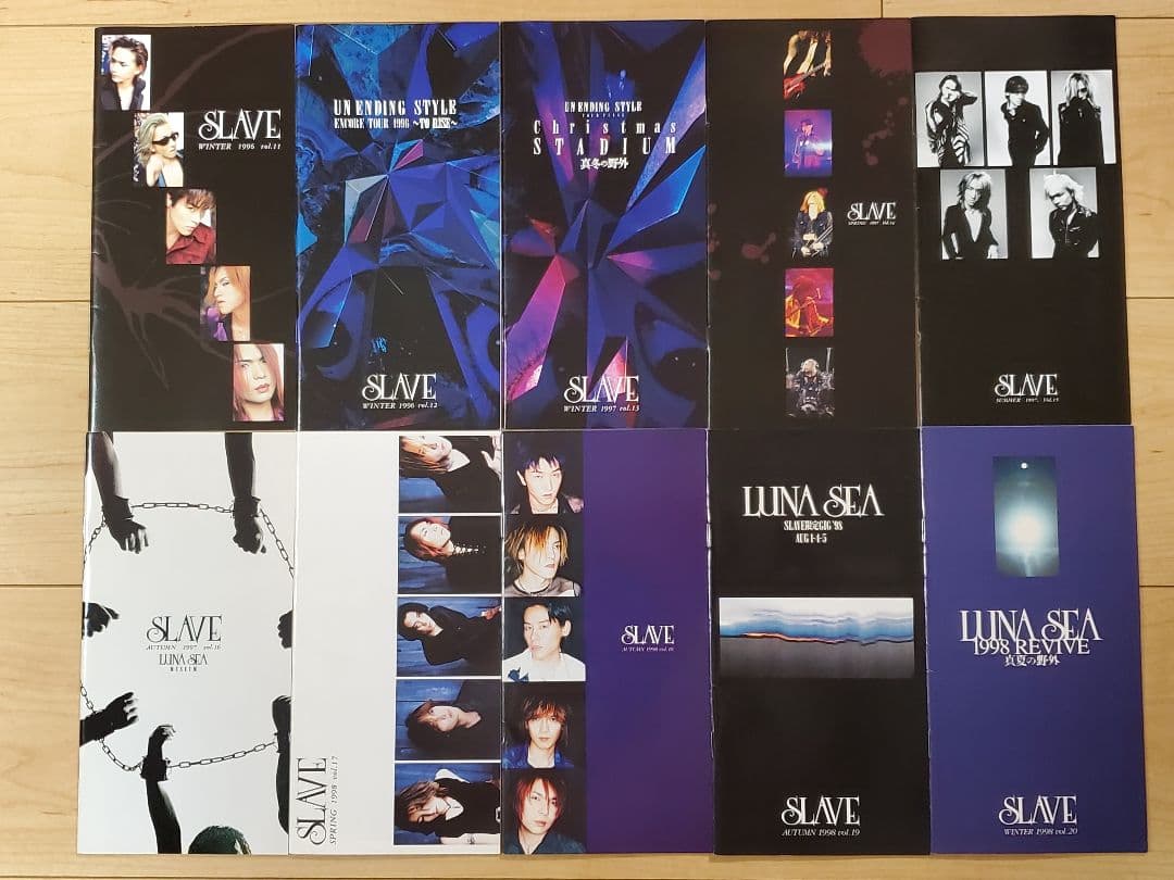 LUNA SEA ファンクラブ「SLAVE」会報 vol.1～vol.33 - メルカリ
