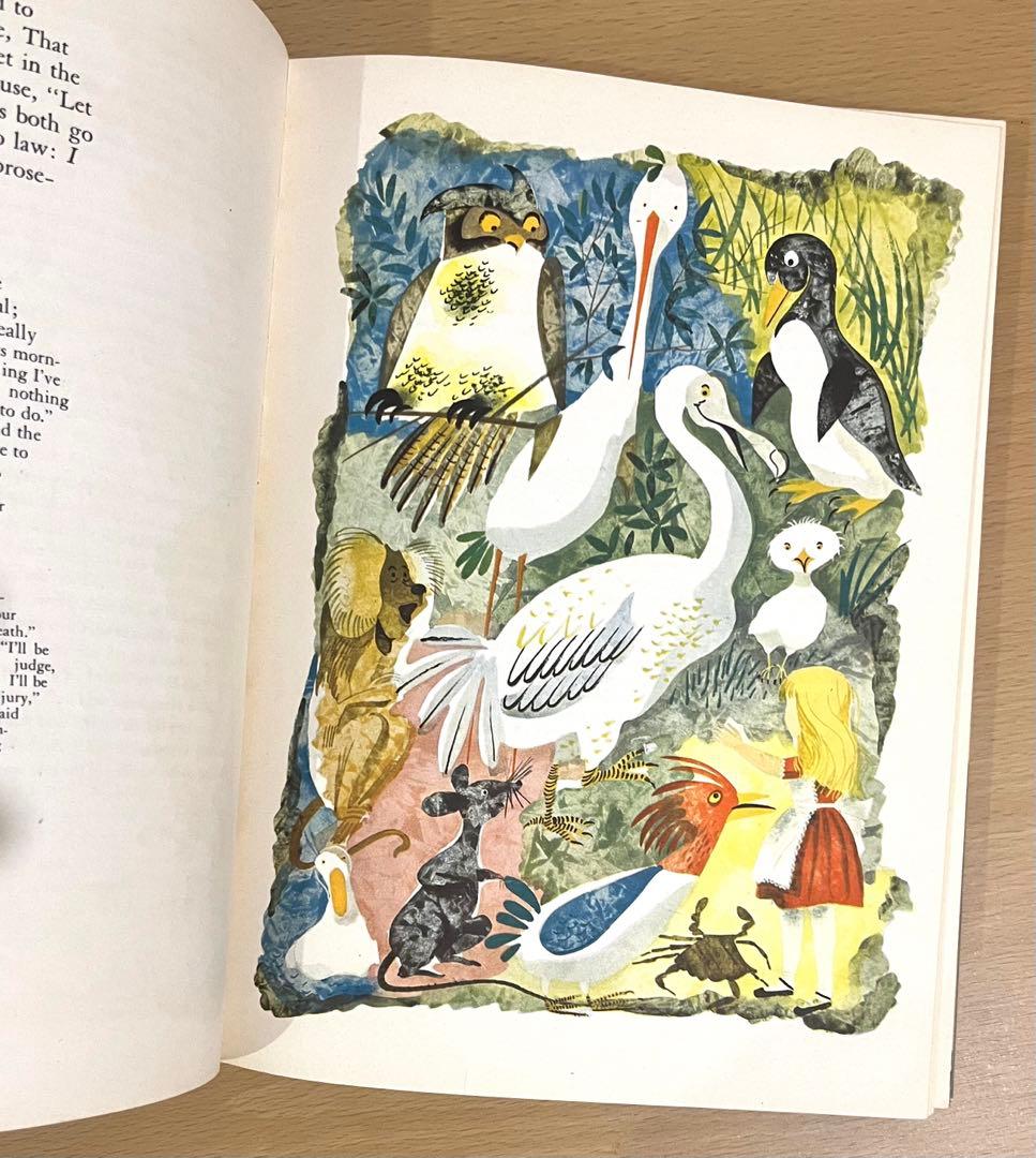 No.246 希少 古書 洋書 アンティーク 不思議の国のアリス・鏡の国の