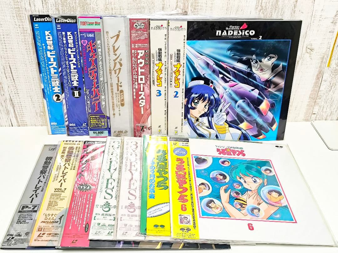 レーザーディスク LD アニメ 14作品 まとめ売り パトレイバー ナデシコ LD：レーザーディスク）ダーティペアの大決算 LD−BOX【中古