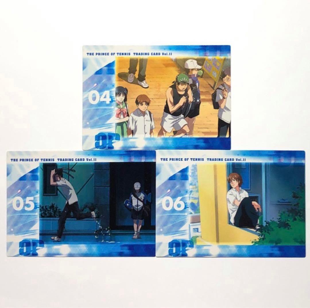 青学】テニスの王子様 越前リョーマ 手塚 不二他 カードセット OP