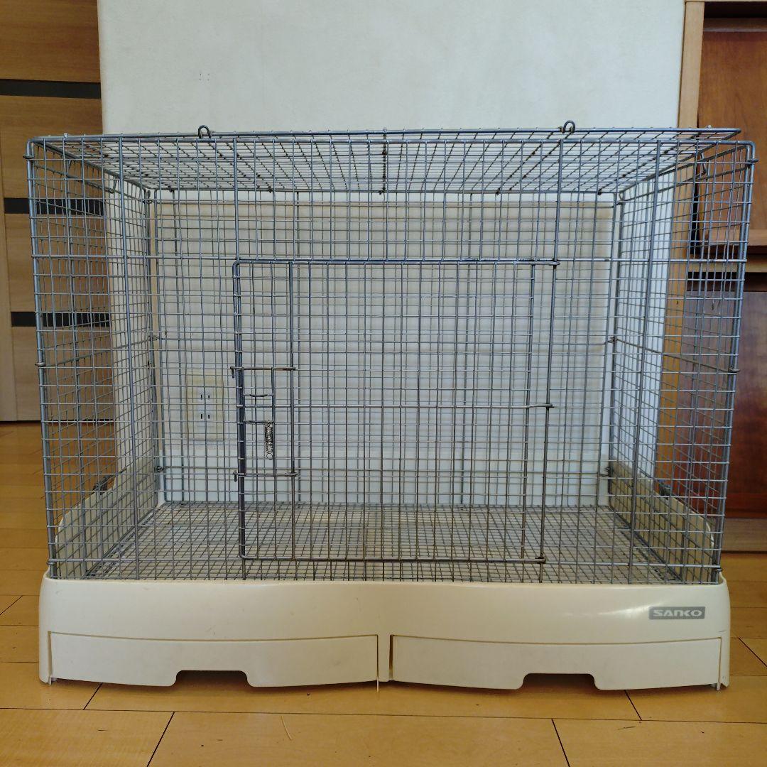 【mayaneko様用】　イージーホーム80 ローメッシュ 樹脂フロアー付き うさぎケージ 三晃商会 SANKO イージーホーム80 ローメッシュ WH(幅81