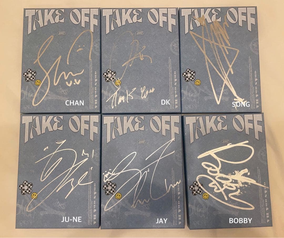 iKON TAKE OFF サイン全員分セット あの感動を再び！9月に大阪公演ファイナルを日本初放送決定！『2023