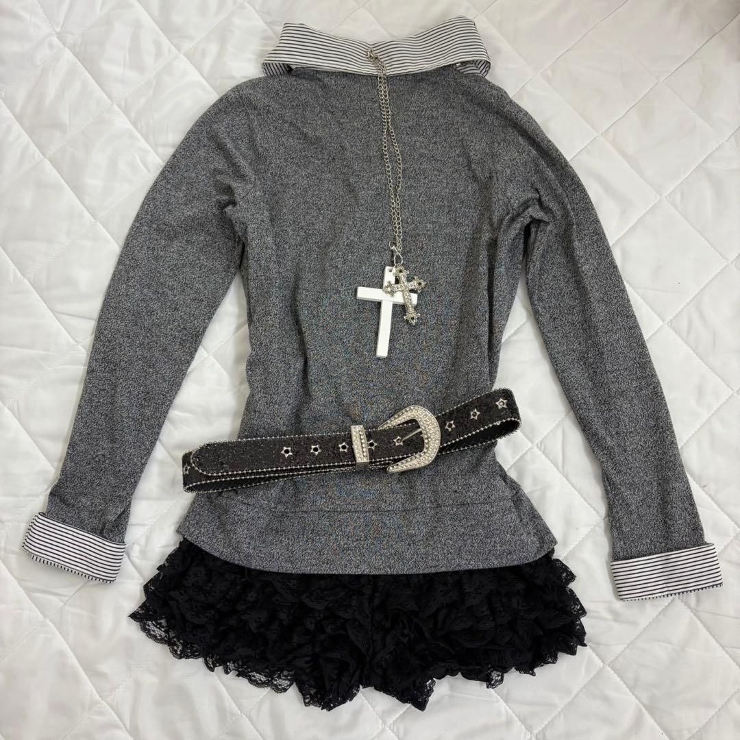 00s coquetteダークコア 森ガール フェアリーグランジ トップス - メルカリ