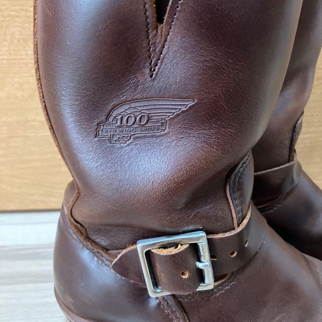 J*E様 限定品 RED WING SHOES エンジニアブーツ 5D ブラウン - メルカリ