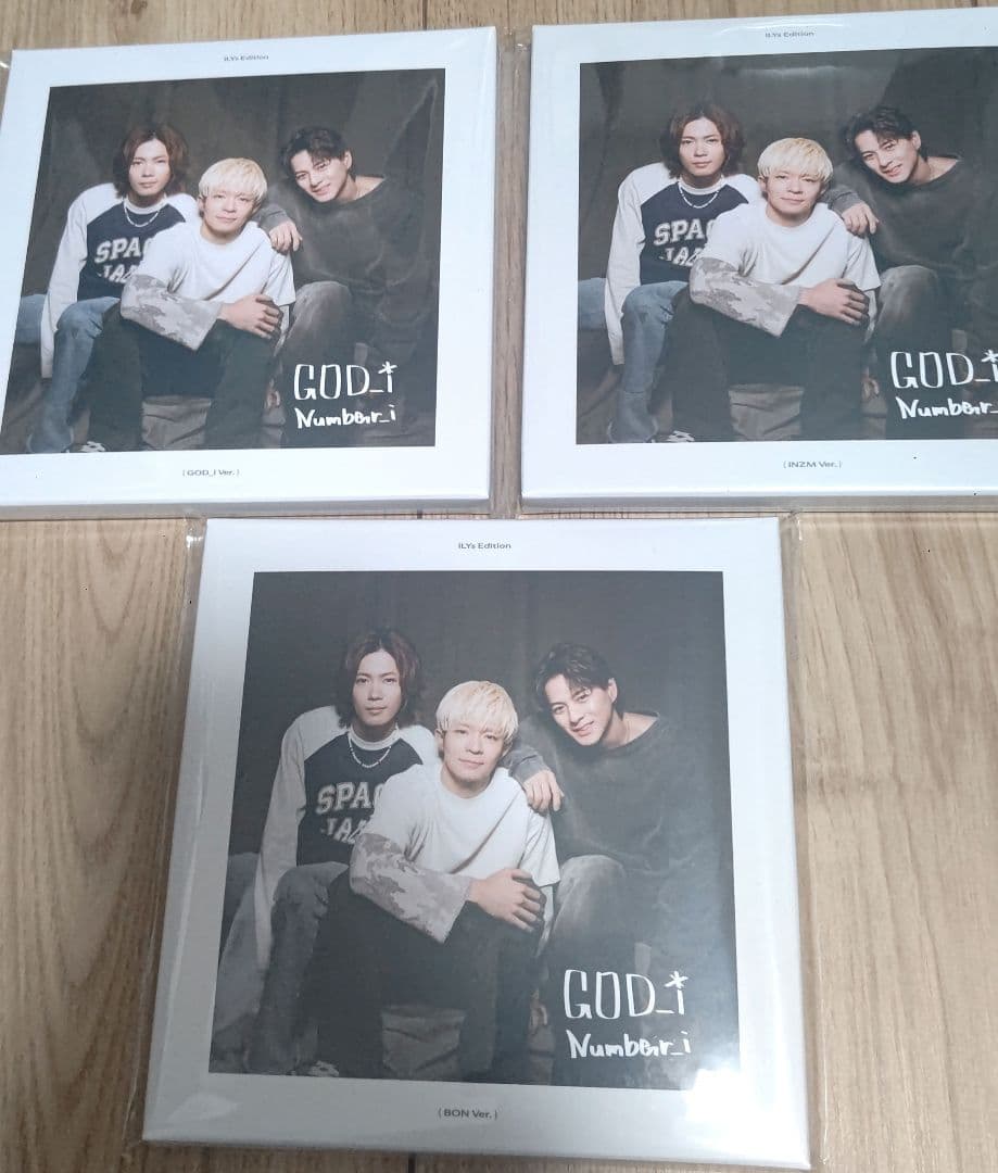 【新品未開封】Number_i iLYs盤3形態 BON INZM GOD_i