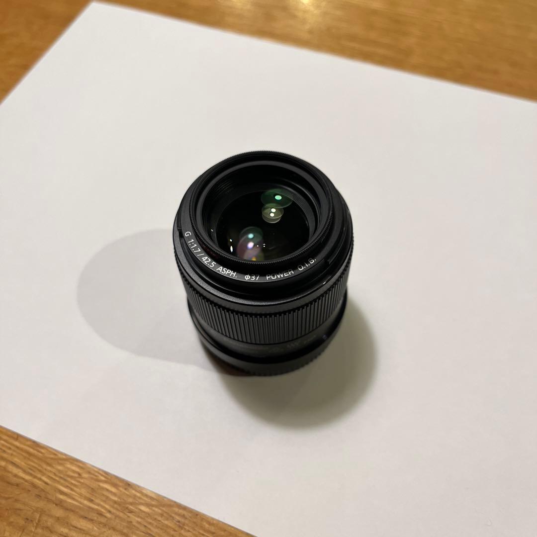 LUMIX G 42.5mm H-HS043-K レンズフィルター付