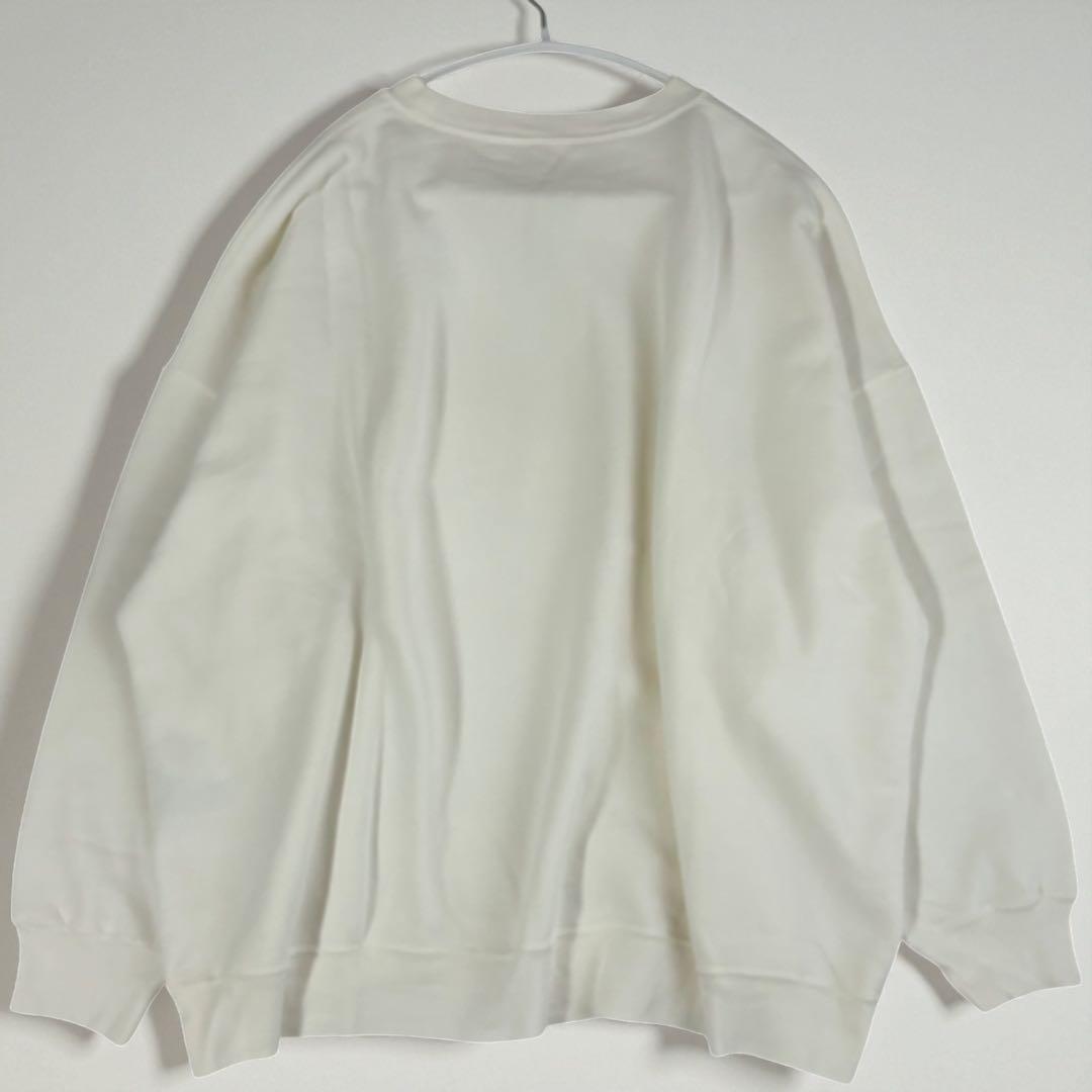 美品】ドゥーズィエムクラス プルオーバー トレーナー スウェット 白