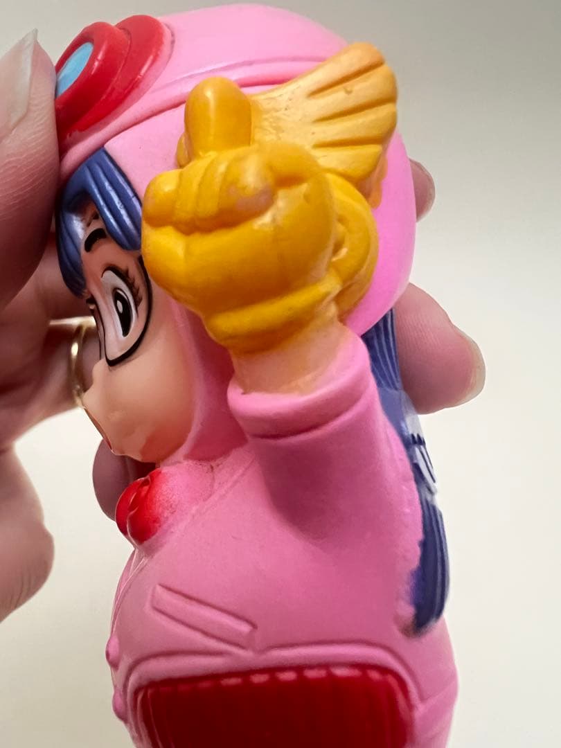 昭和レトロ 当時物 Dr.スランプアラレちゃん 東海銀行 ソフビ 貯金箱