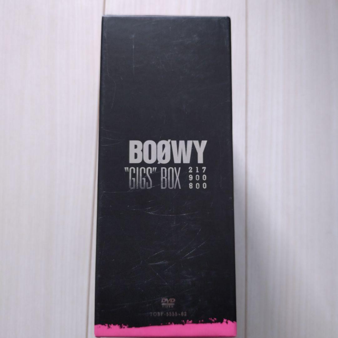BOφWY/\"\"GIGS\"\"BOX〈完全生産限定・8枚組〉　ボウイ　DVD
