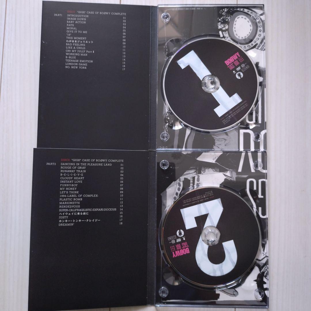 BOφWY/\"\"GIGS\"\"BOX〈完全生産限定・8枚組〉　ボウイ　DVD