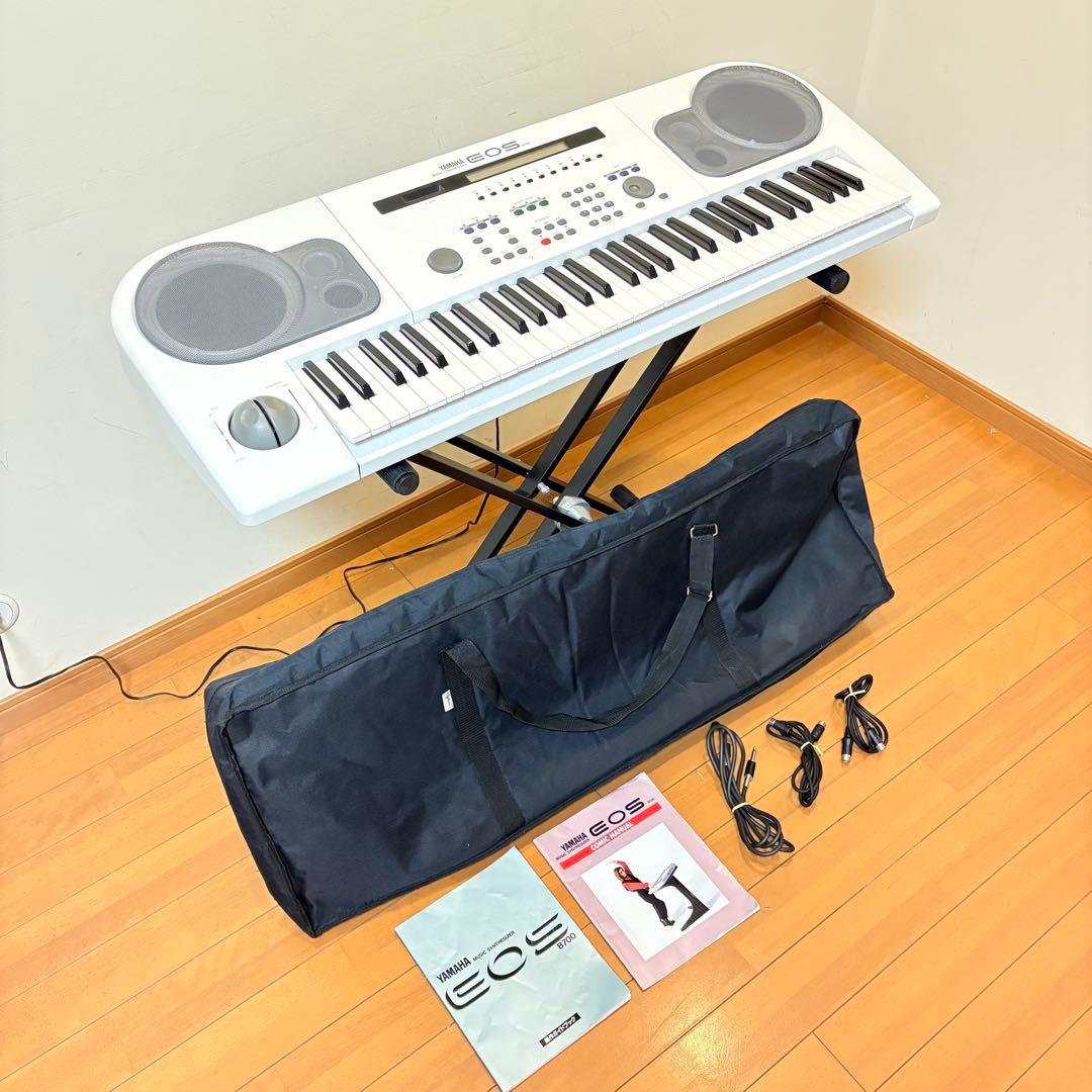 【動作良好・ケース付属】YAMAHA シンセサイザー EOS B700 Amazon | スピーカーを搭載したオールインワンシンセ YAMAHA EOS B700