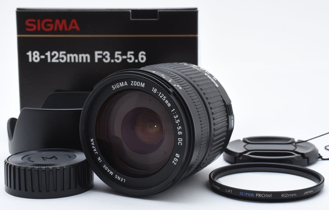 レンズ(ズーム) Nikon Sigma 18-125mm F3.5-5.6 DC #8402