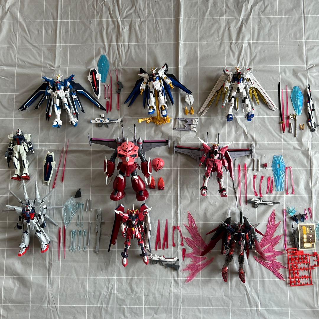 (説明文確認お願いします)ガンダムSEED系　ガンプラジャンクセット ガンプラ説明書 6枚 1/100スケール ガンダムSEED ジャンク｜Yahoo