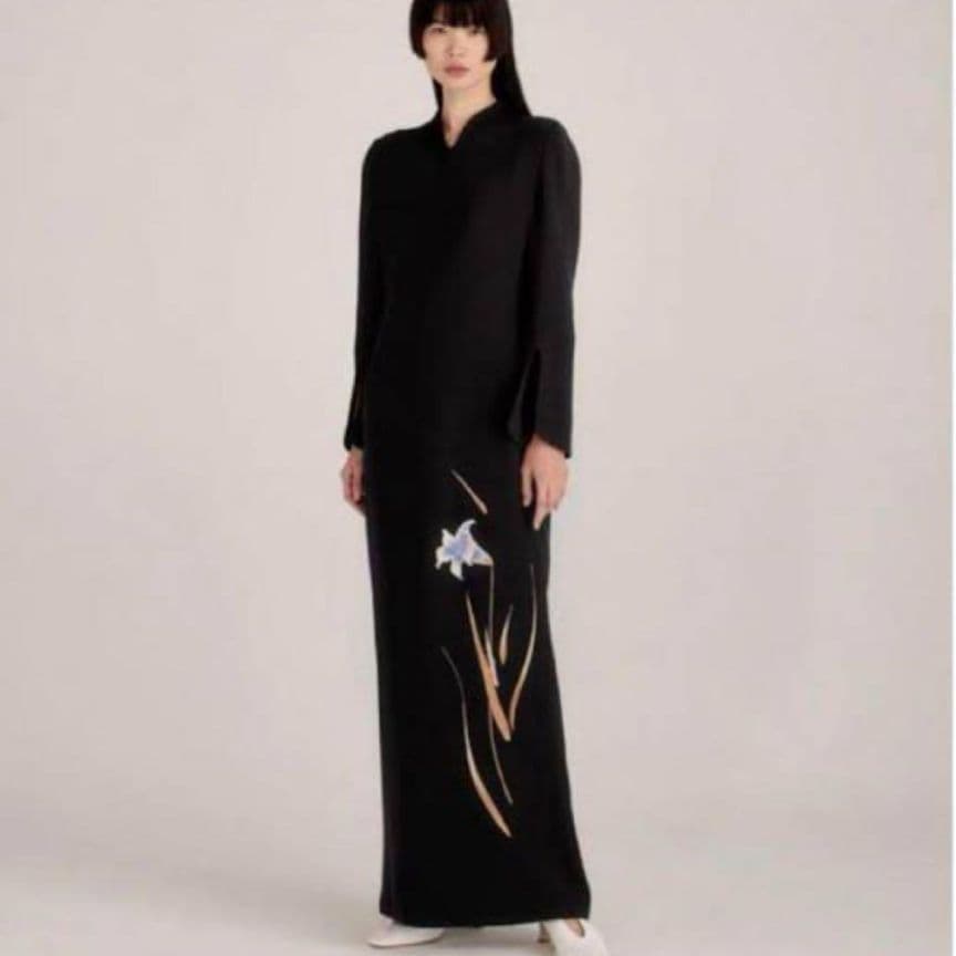 Mame Kurogouchi 百合刺繍 ドレス 2023PF マメクロゴウチ - メルカリ