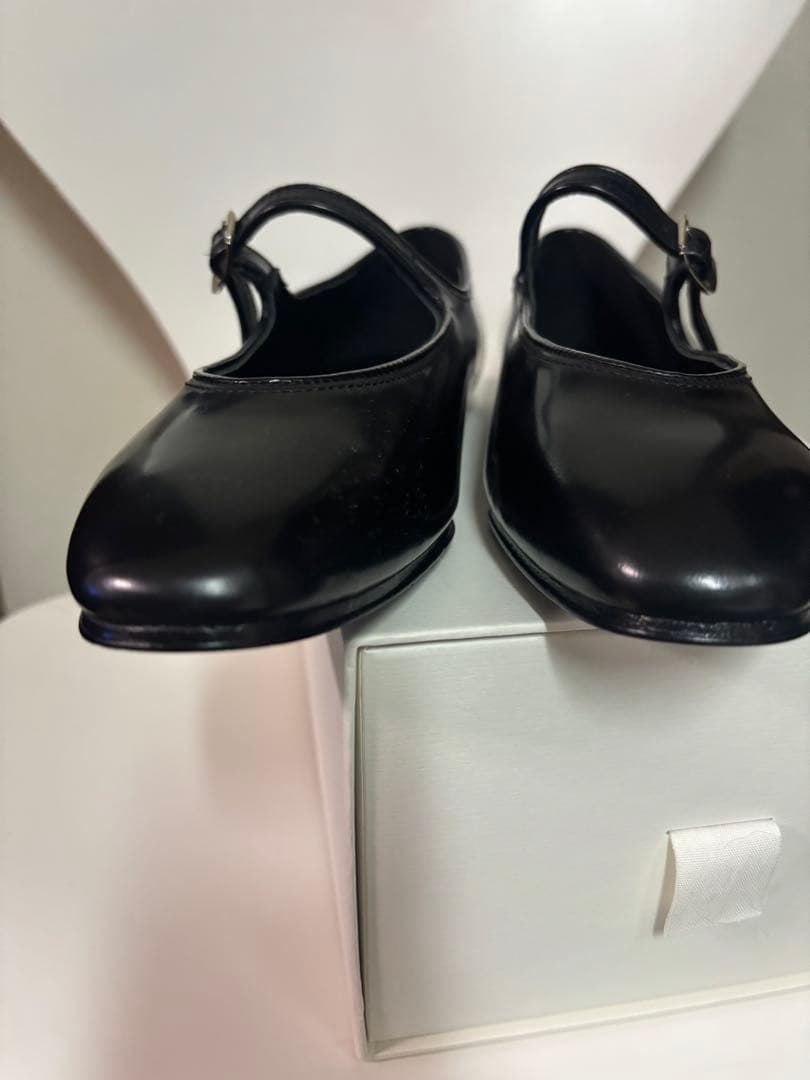 新品・未使用】ザロウ メリージェーン ブラック 37 フラットシューズ