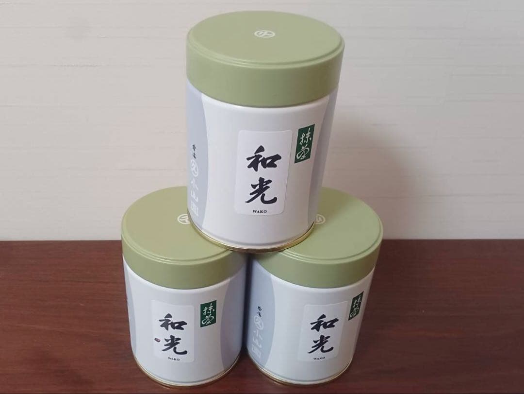 丸久小山園 和光 100g 3缶 丸久小山園抹茶 和光 100g x 3 丸久小山園抹茶「和光（わこう）」 100g