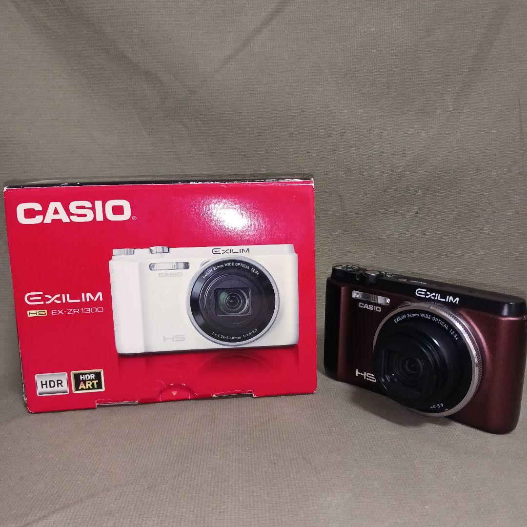 訳有り CASIO カシオ EX-ZR1300 ブラウン デジカメ EXILIM - メルカリ