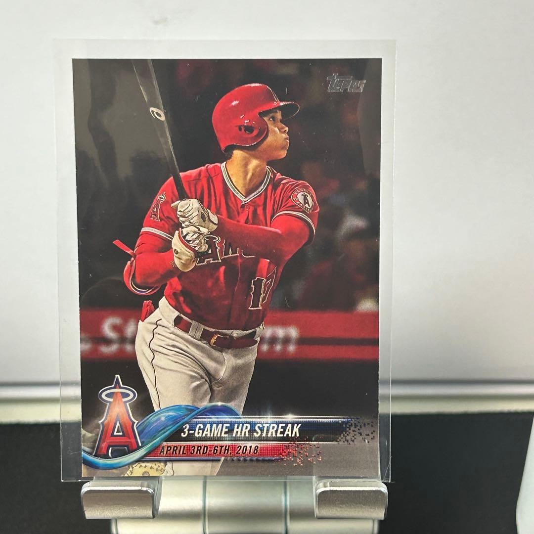 大谷翔平 2018 Topps RC #US189 3試合連続本塁打 エンゼルス - メルカリ