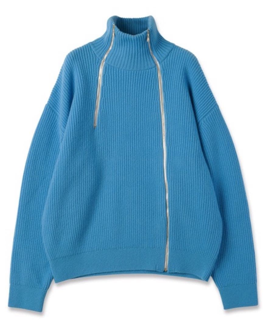 CULLNI 24AW double zip high neck knit - メルカリ