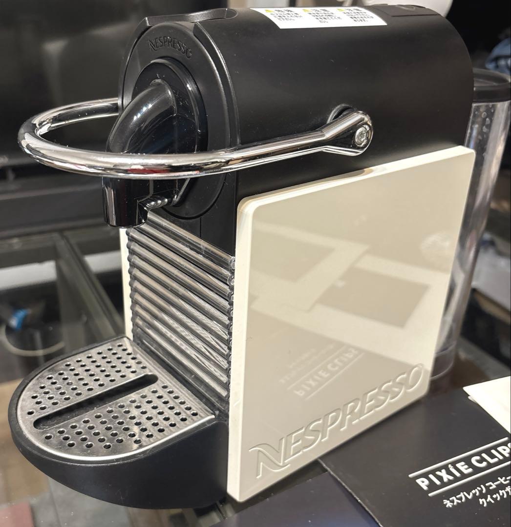 ネスプレッソ コーヒーメーカー ホワイト D60WR ピクシークリップ