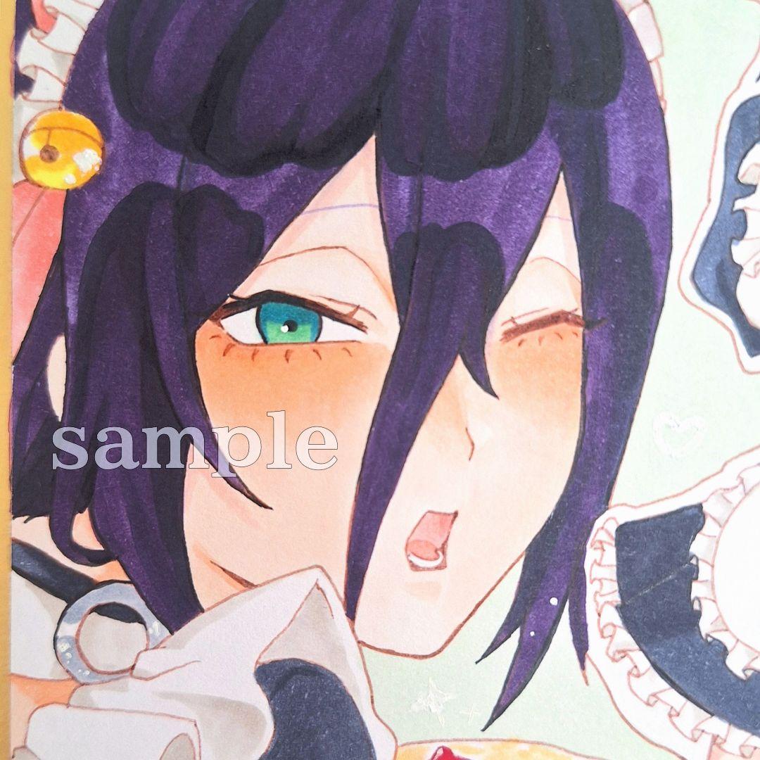 ラ*プ様 レゼ 手描きイラスト ファンアート アナログ - メルカリ