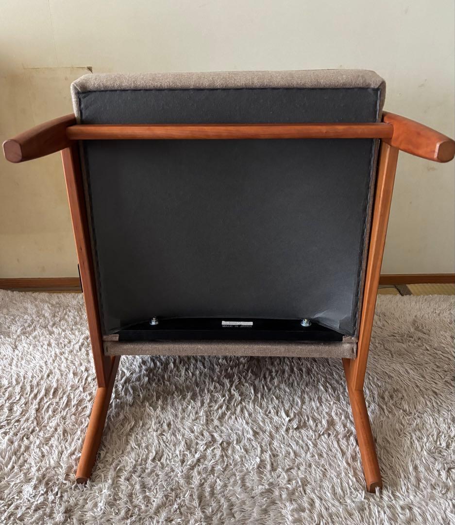 最終価格】カリモク60 Kチェア1シーター フラノヘージュ ブラック