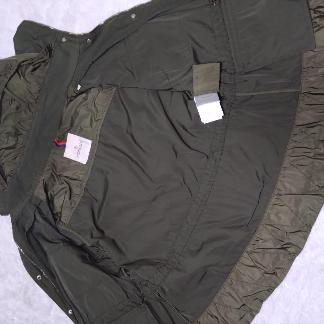美品モンクレール、モッズコートジャケット、ダブルジップ、ルーマニア