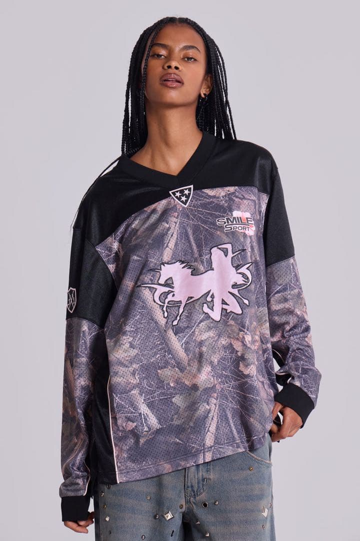 jaded london Resident Hockey Camo Top英国発☆Jaded London