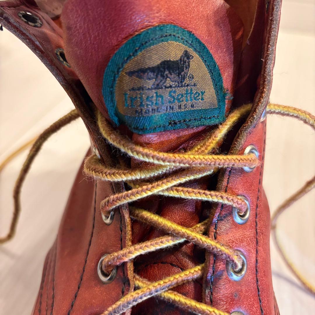 希少/90s】レッドウィング 875 半円犬タグ 赤茶 オリジナル箱付 7E