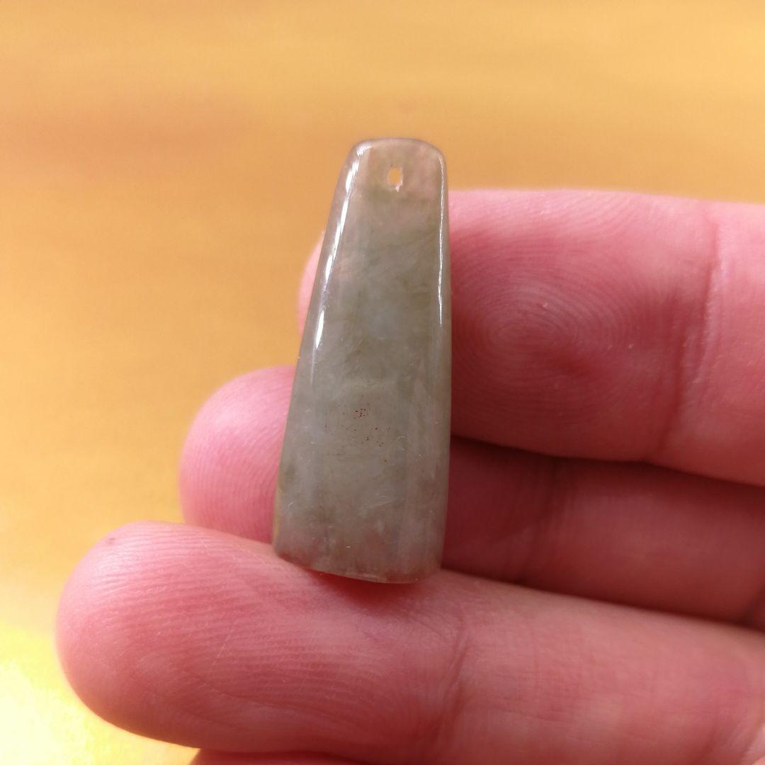 《じゅにあ・二点 同封 値引》ビルマ翡翠篆刻一字印「聡」と「晶」