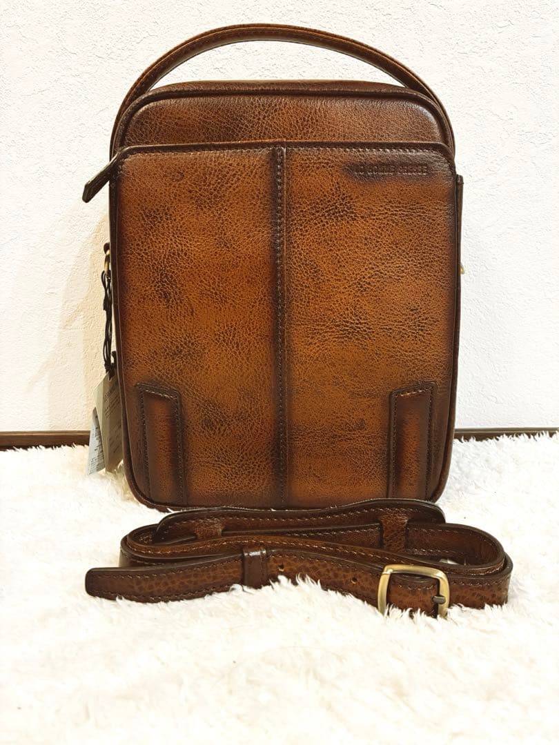 ロオムプレッセ 本革（牛革）ショルダーバッグ 日本製 未使用 メンズ Ace（エース） 公式 LO HOMME PRESSE／ロ・オム・プレッセ