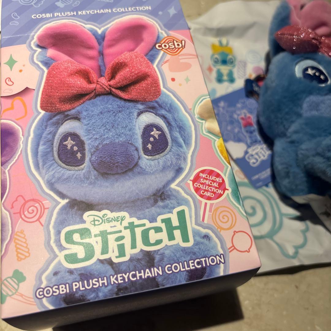 ディズニー Cosbi コスビ ぬいぐるみ キーチェーン スティッチ 限定