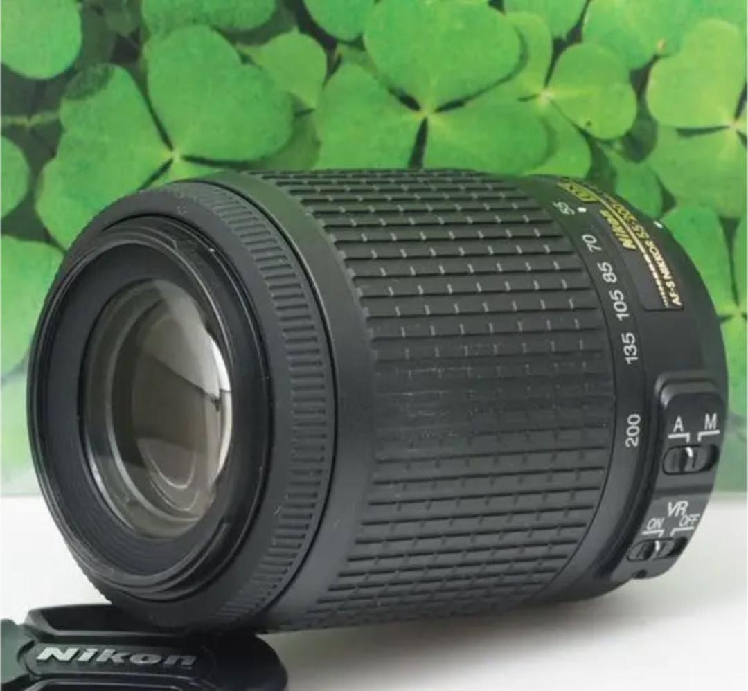 美品】ニコン55-200mm❤️望遠レンズイベント、運動会で大活躍間違いなし！