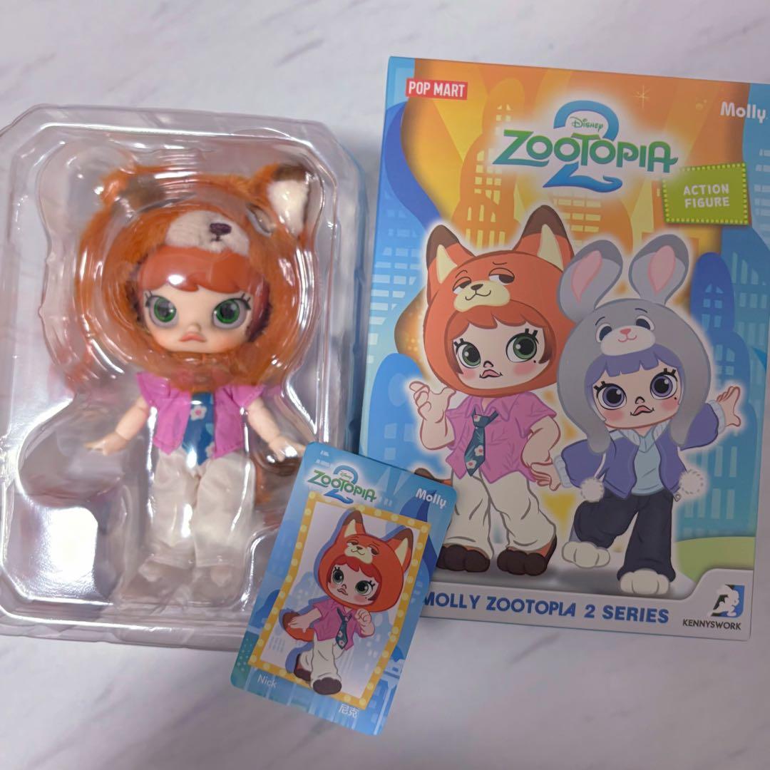 POP MART Molly Zootopia 2 アクションフィギュア ニック - メルカリ