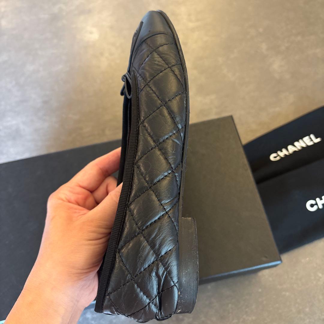 美 品　CHANELシャネル バレリーナ 36.5C（23cm）