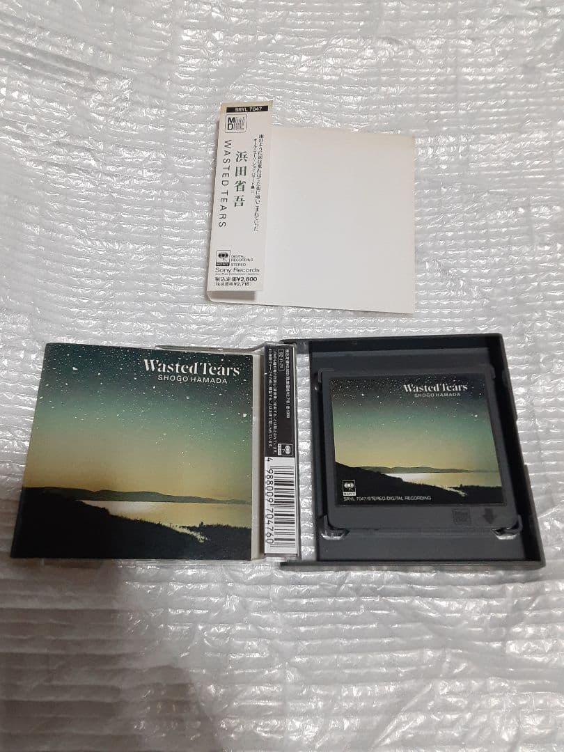 帯付き MD 浜田省吾 WASTED TEARS SRYL7047 - メルカリ