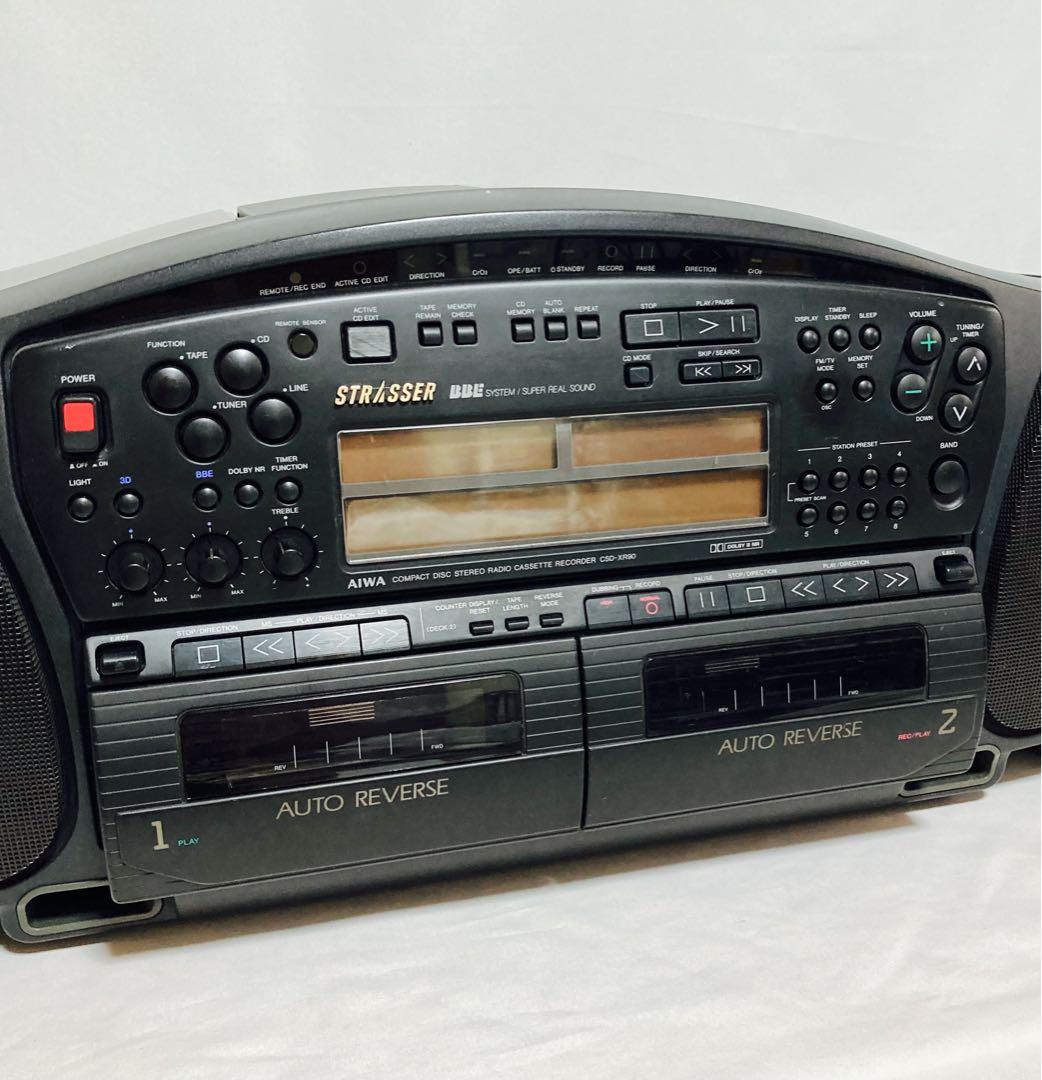 AIWA CDラジカセ CSD-XR90 - メルカリ