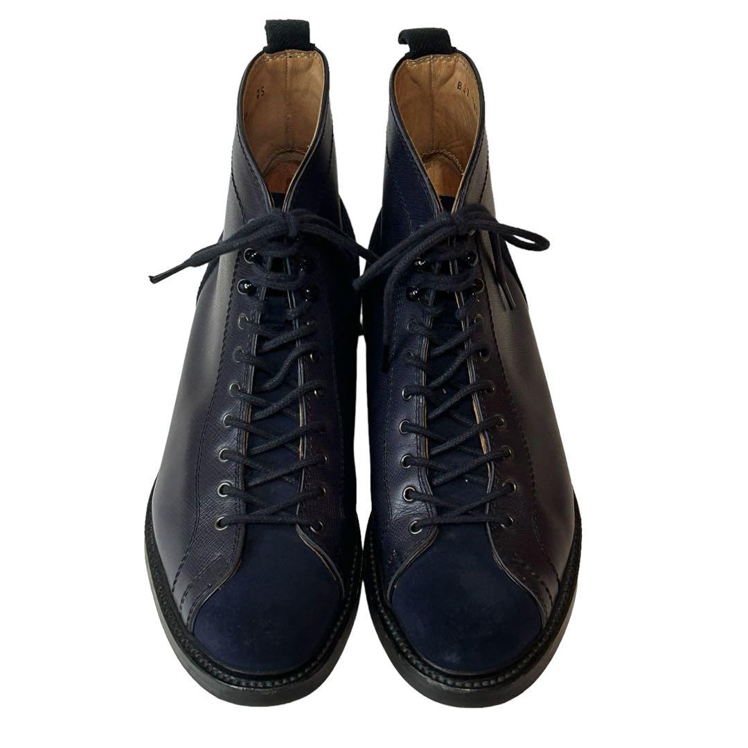 極美品 REGAL TOKYOモンキーブーツ 表革×スエード ネイビー 25 - メルカリ