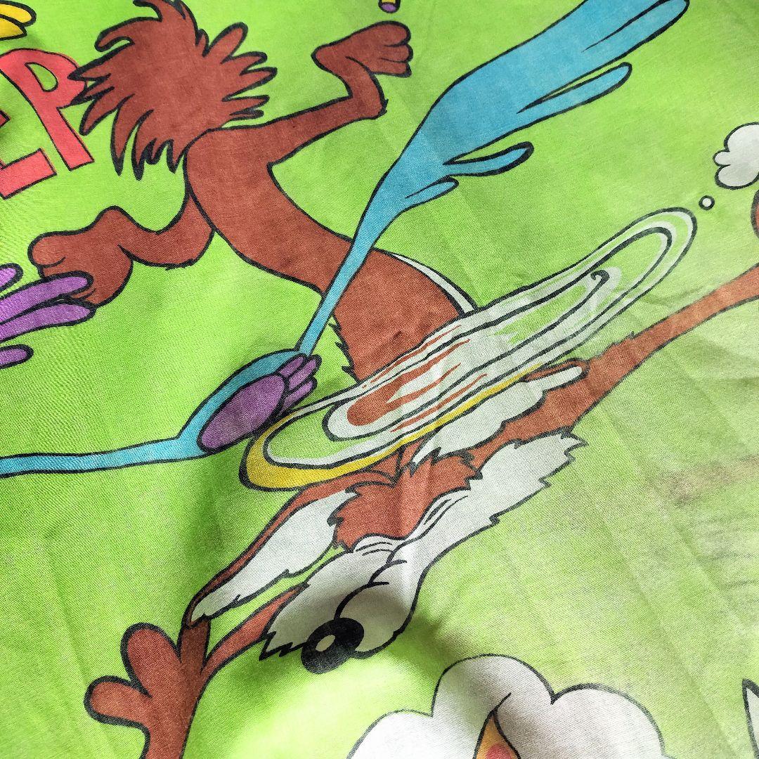 70s ビンテージ ロードランナー コヨーテ ボックスシーツ ワーナー