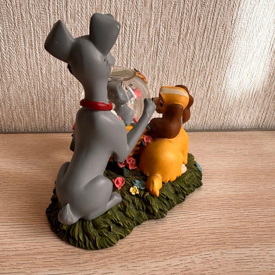 ディズニー わんわん物語 スノードーム スノーグローブ - メルカリ