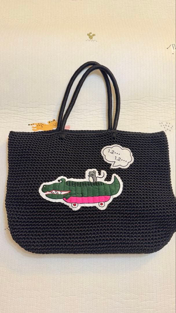 LUDLOW ラドロー ワニ ネズミ スケートボード トートバッグ - メルカリ