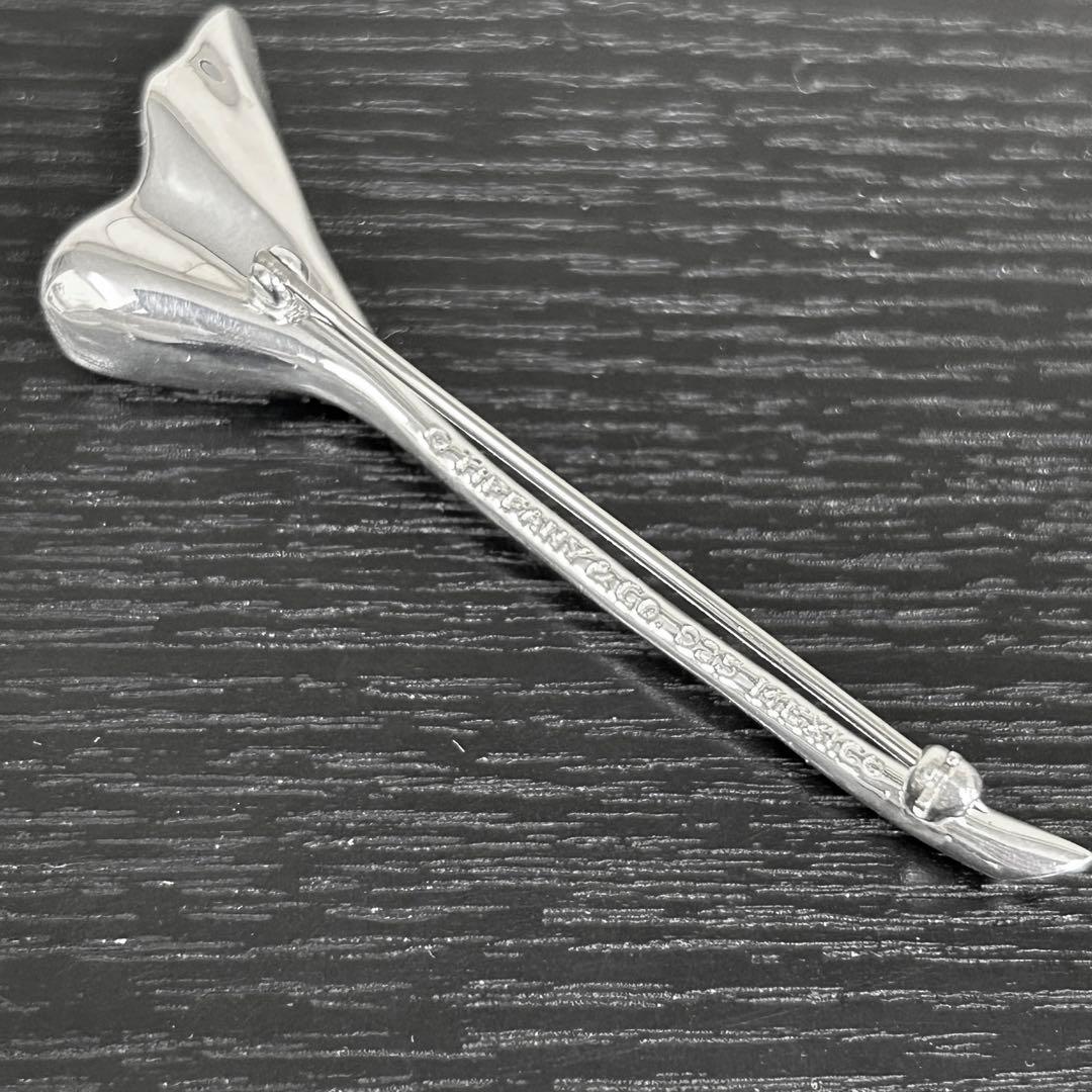 ティファニー ブローチ イチョウモチーフ 銀杏 ピンバッチ シルバー925