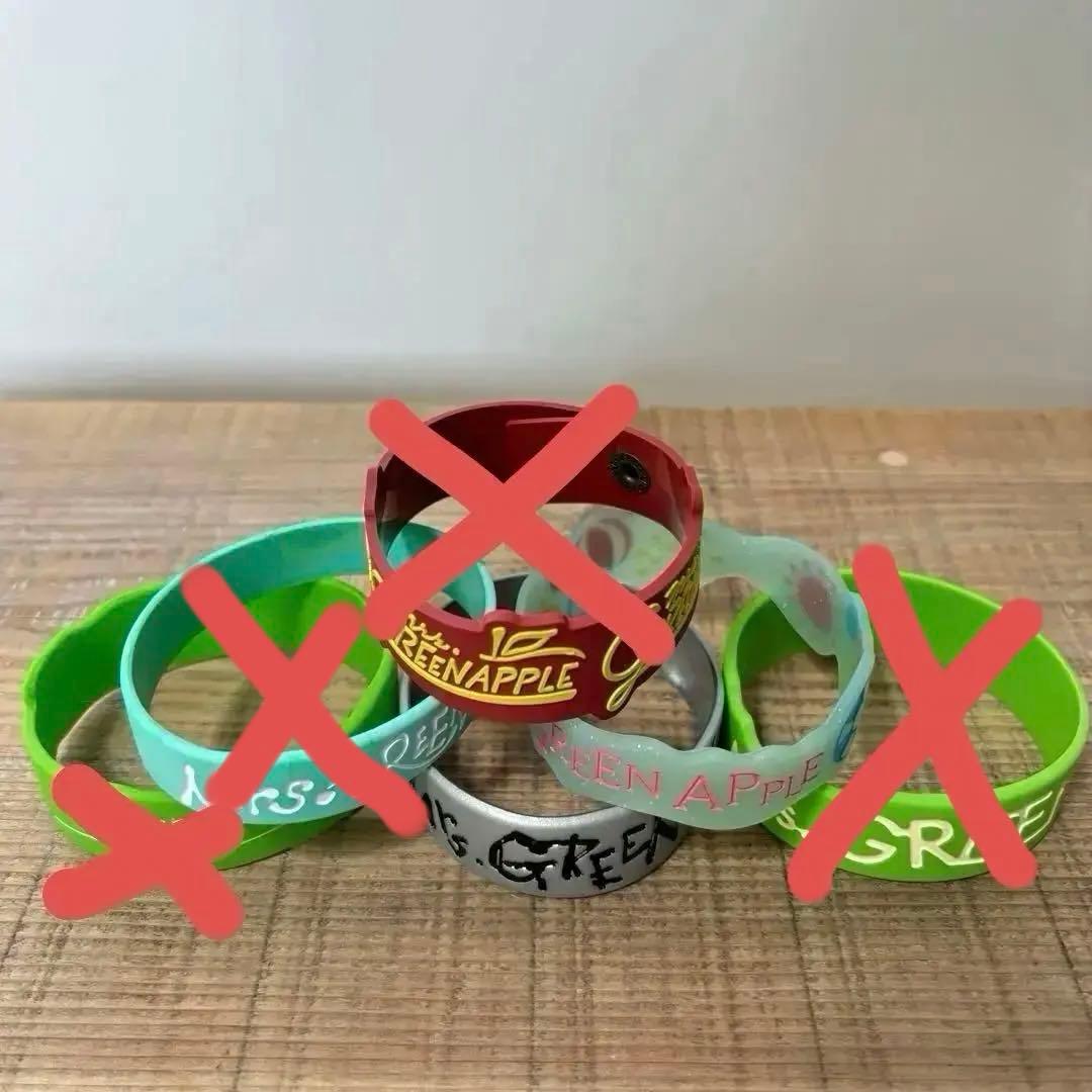 初期】Mrs.GREEN APPLE ミセスグリーンアップル ラバーバンド - メルカリ