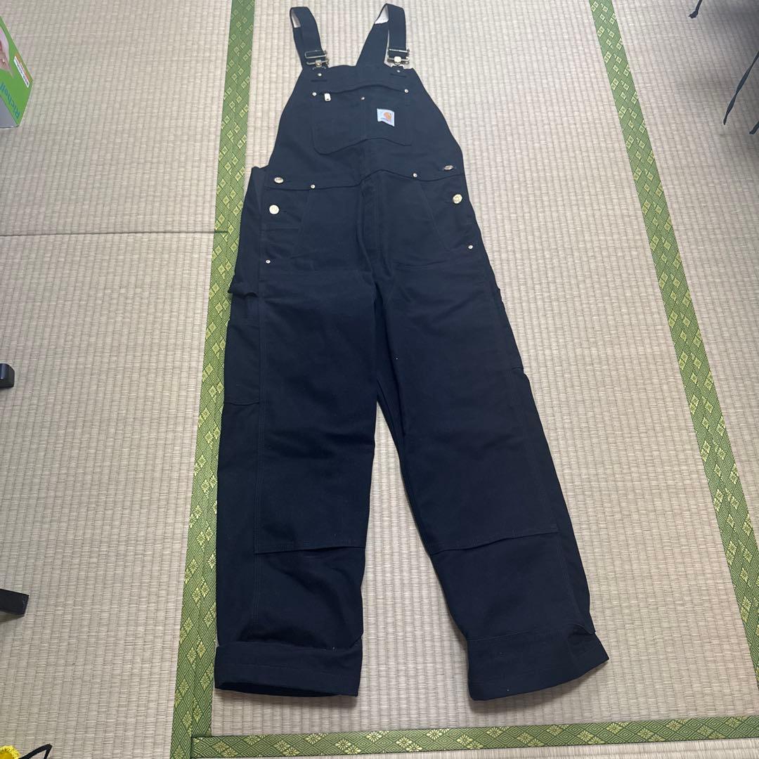 Carhartt BLACK オーバーオール 30-32