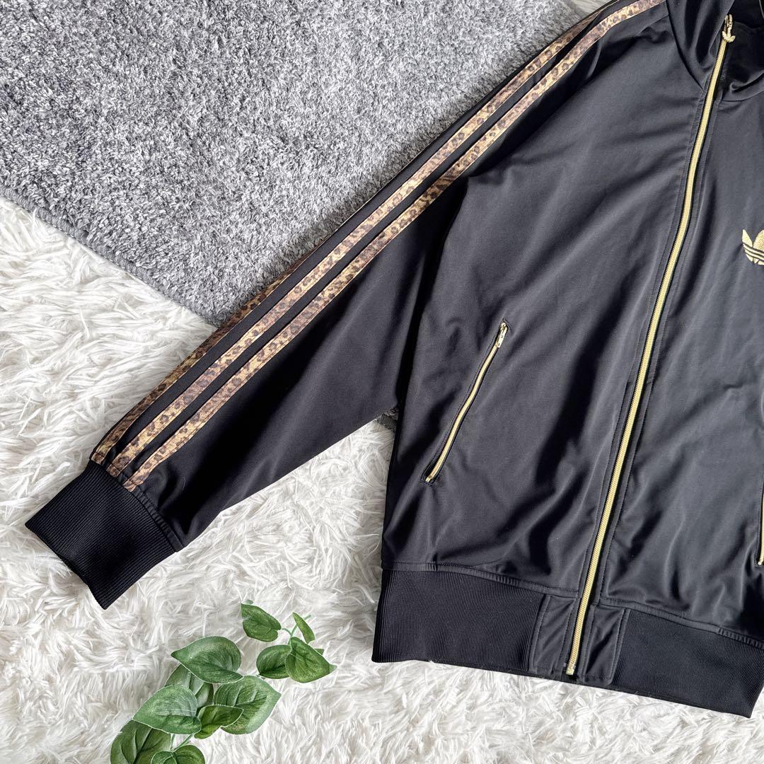 美品 希少 小栗旬着用 アディダス レオパード ジャージ ジャケット