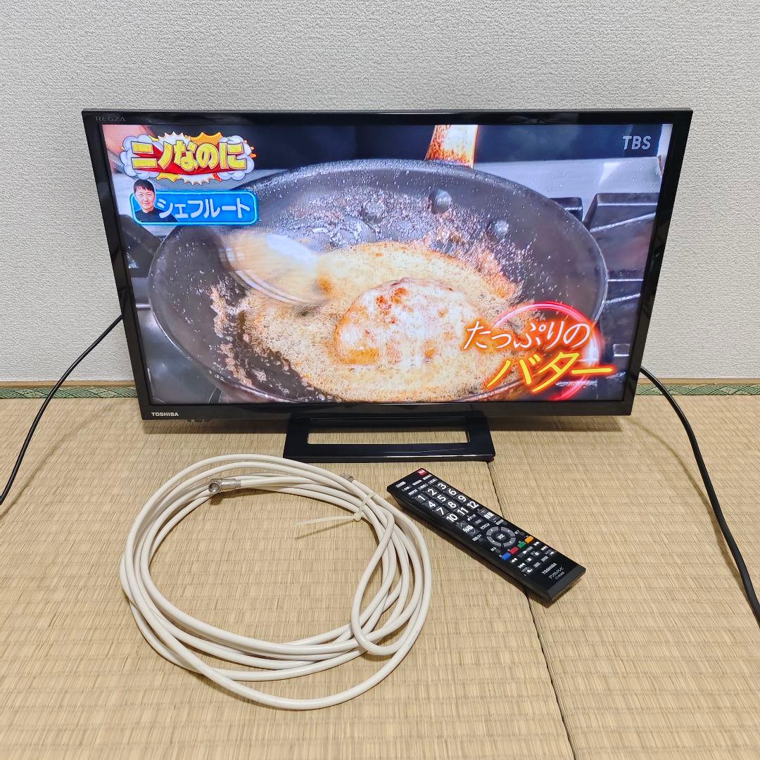 TOSHIBA 液晶テレビ 24型 極美品✨裏番組録画機能 - メルカリ